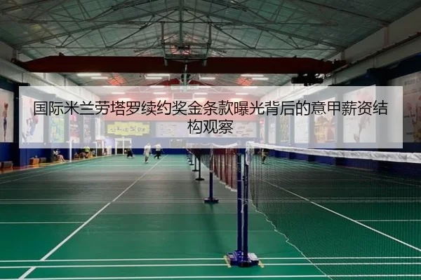 国际米兰劳塔罗续约奖金条款曝光背后的意甲薪资结构观察